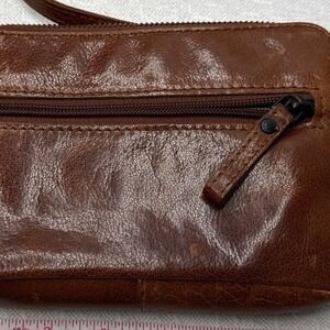 Brown‎ Leather Crossbody Bag Small Purse Pocketbook Lightweight Shoulder Bag